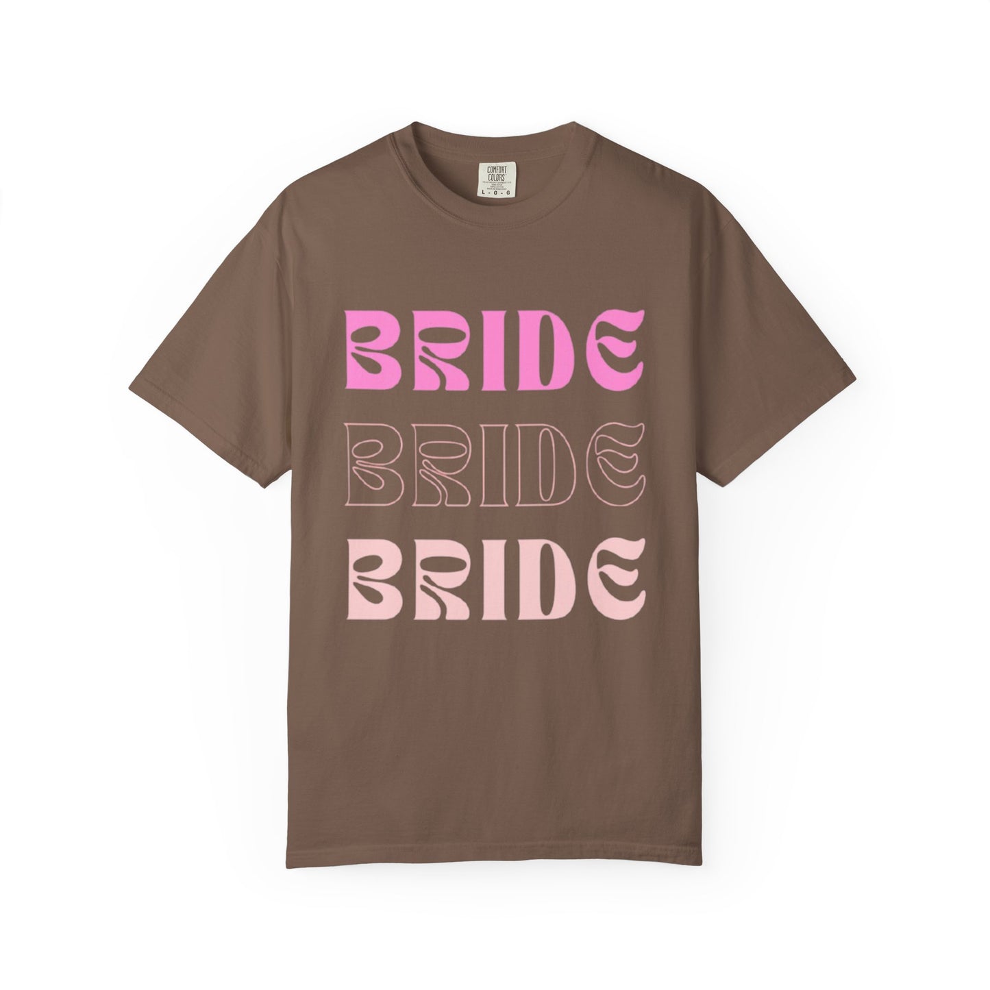 Bride Pink Text Tshirt