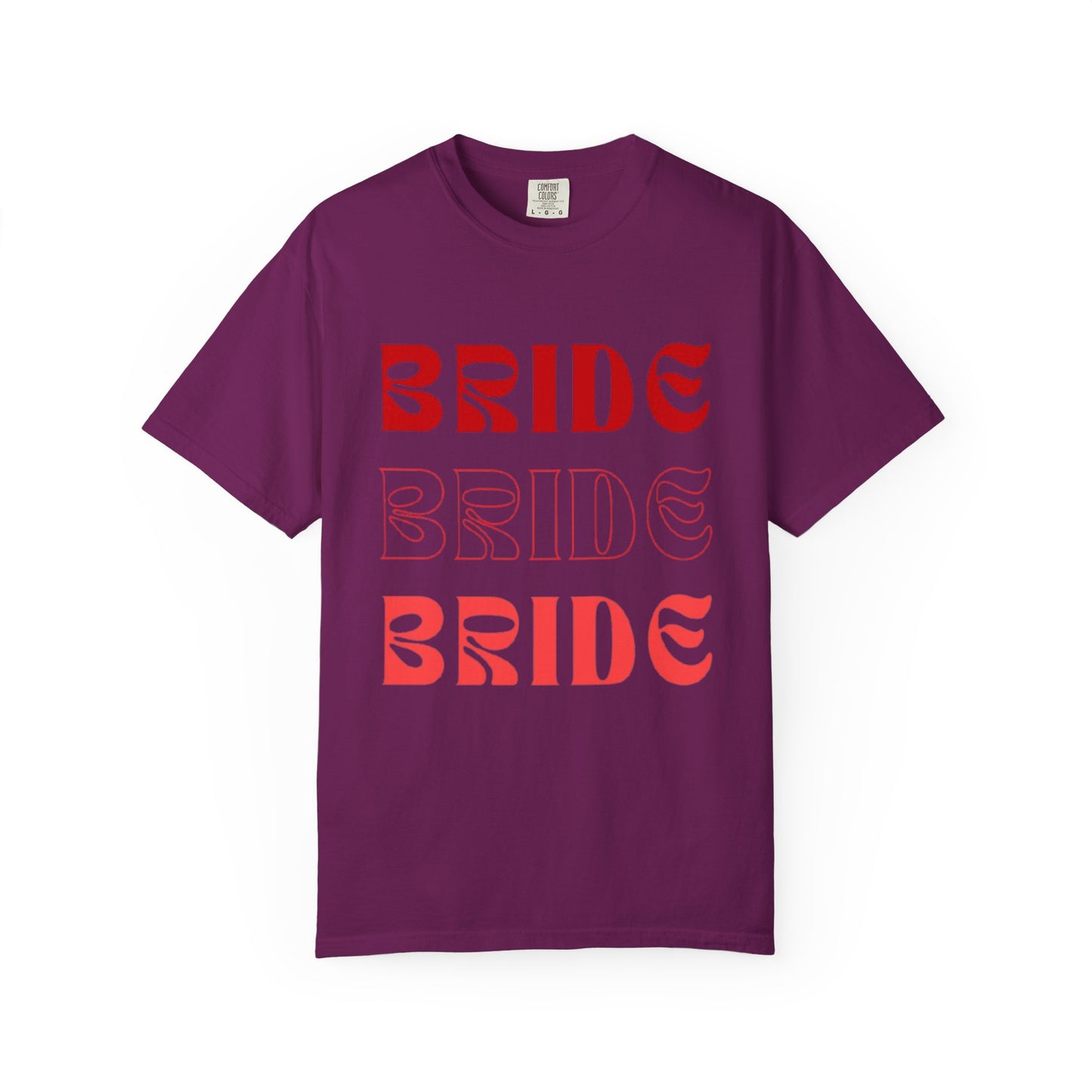 Bride Red Text Tshirt