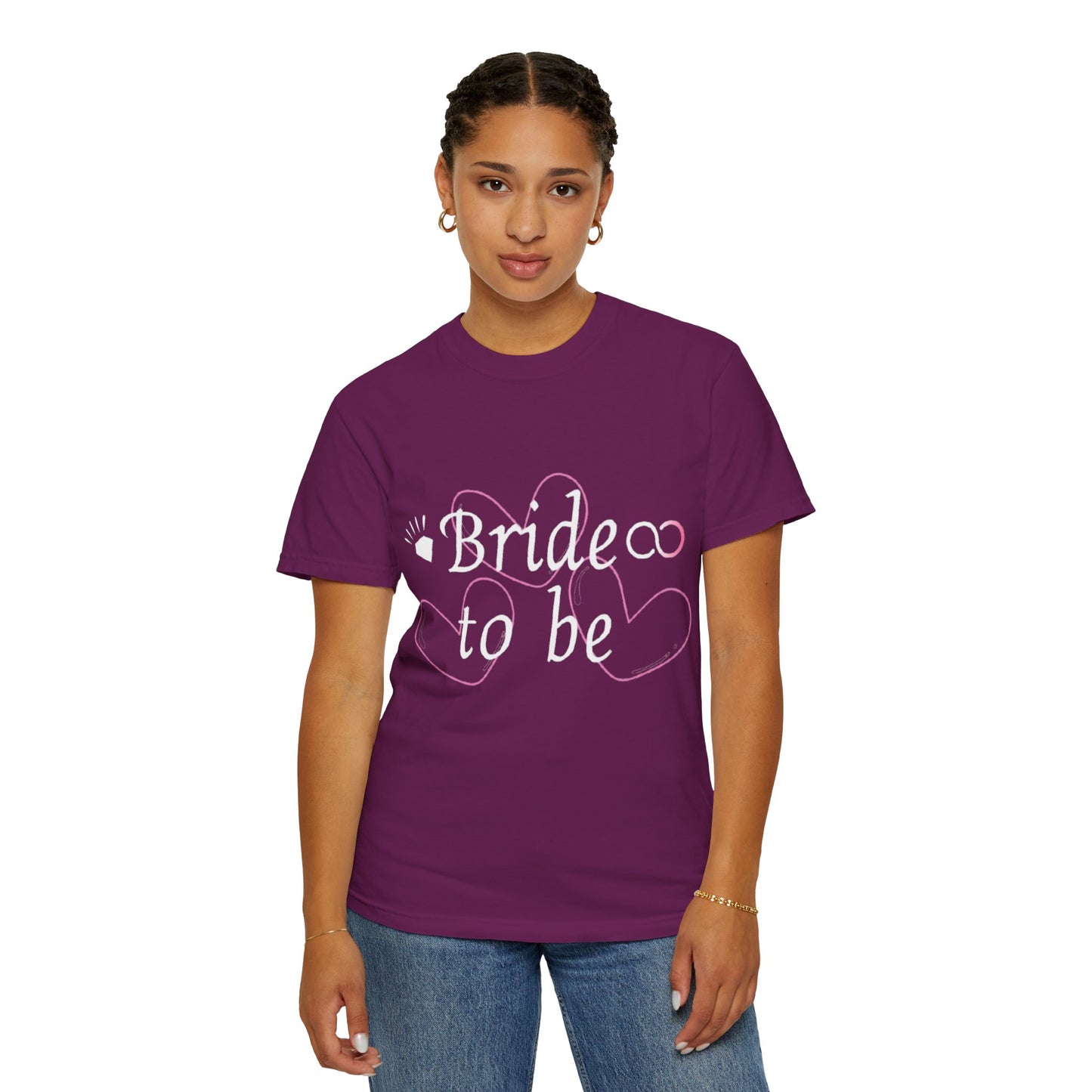 Bride To Be White Text Tshirt