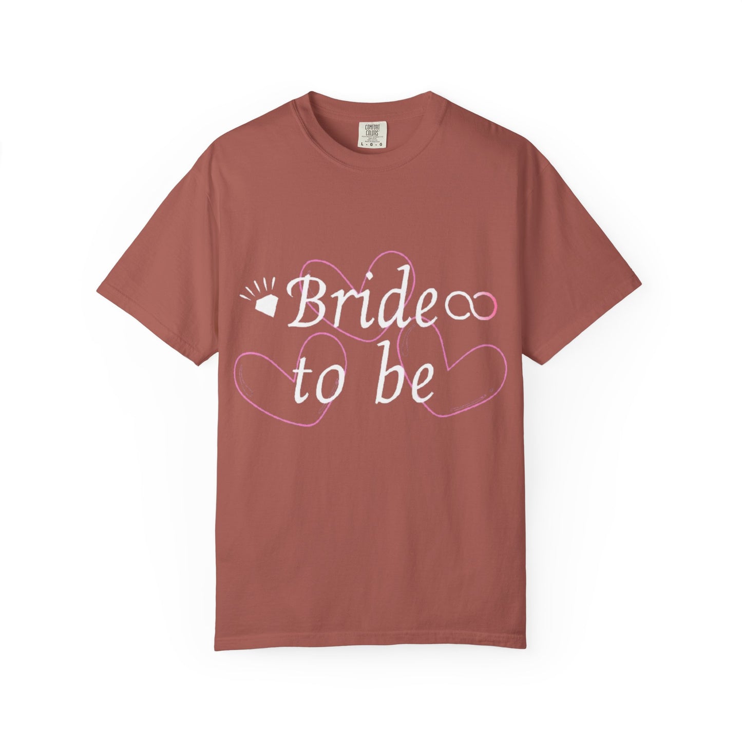 Bride To Be White Text Tshirt