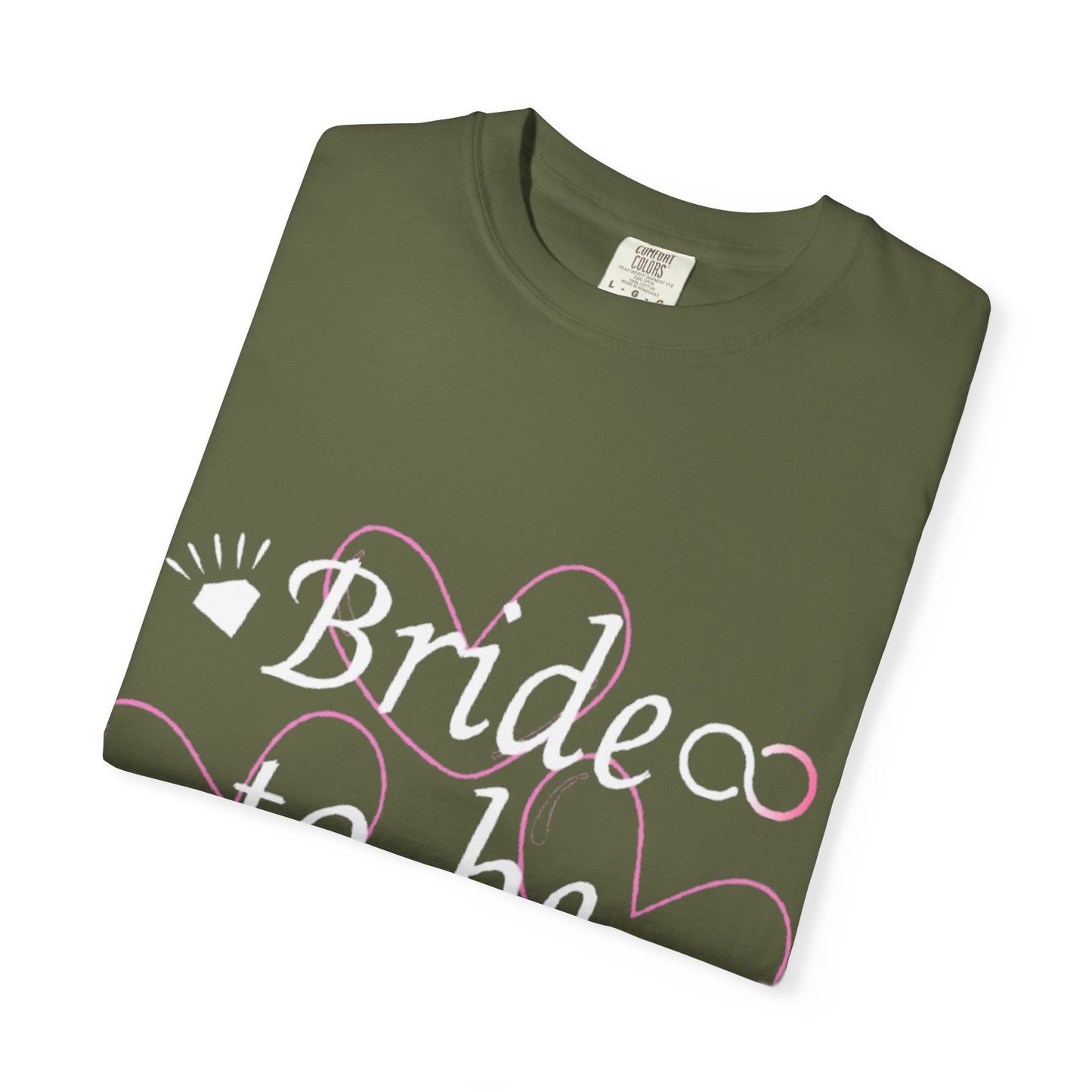 Bride To Be White Text Tshirt