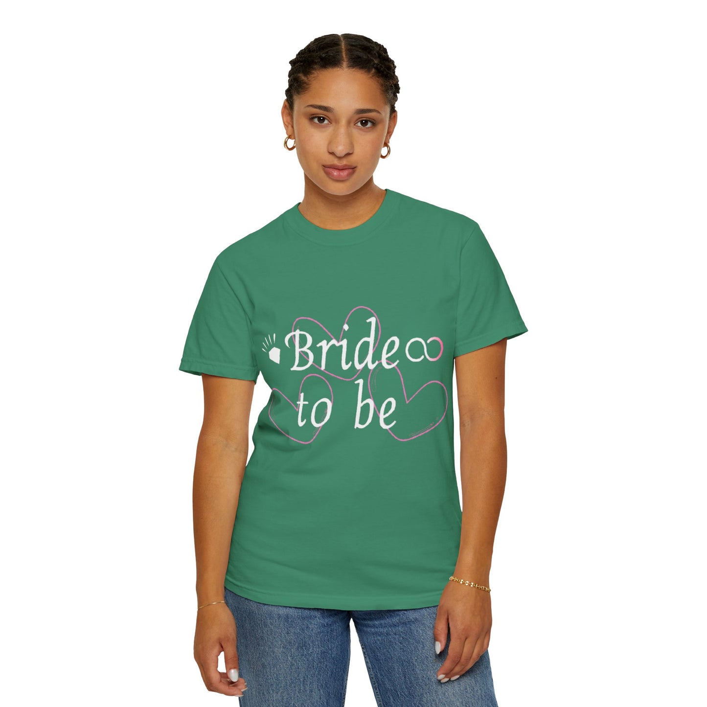 Bride To Be White Text Tshirt