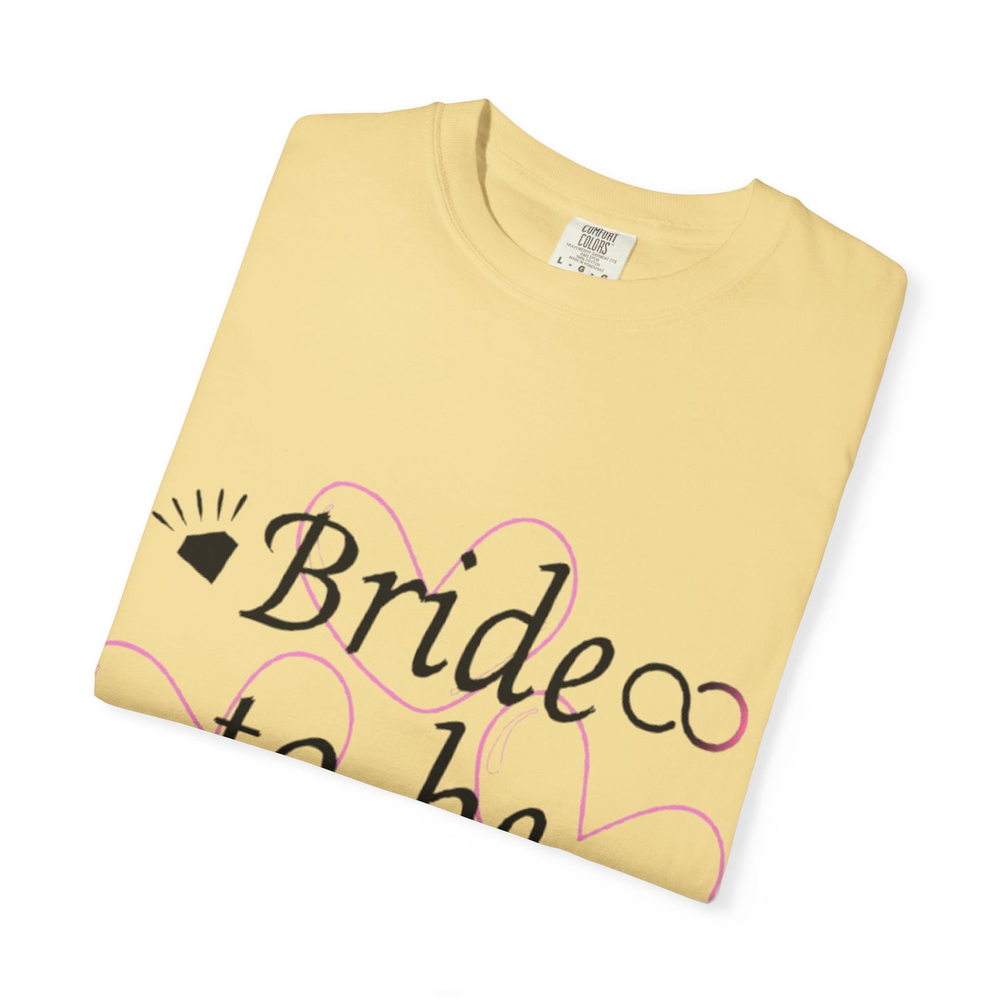 Bride to Be Black Text T-Shirt