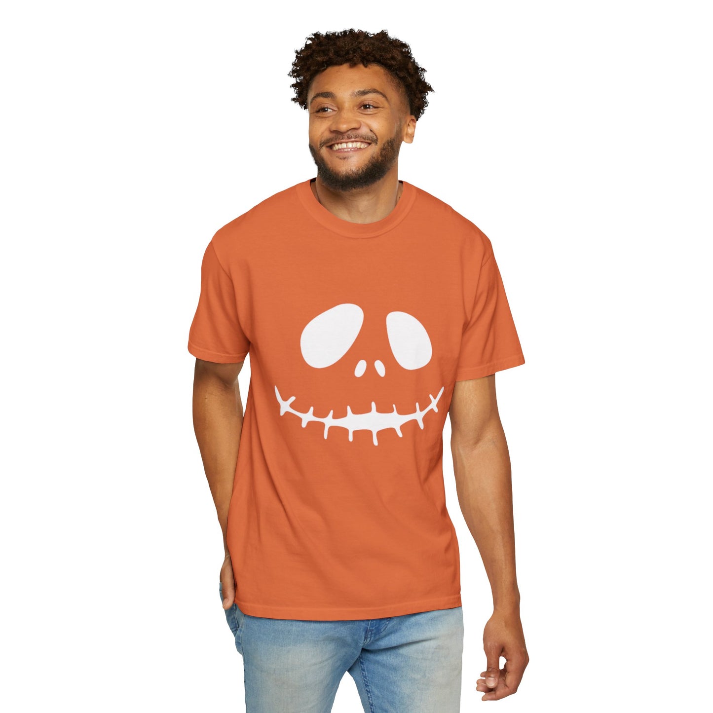 Halloween-Themed Unisex Garment-Dyed T-Shirt