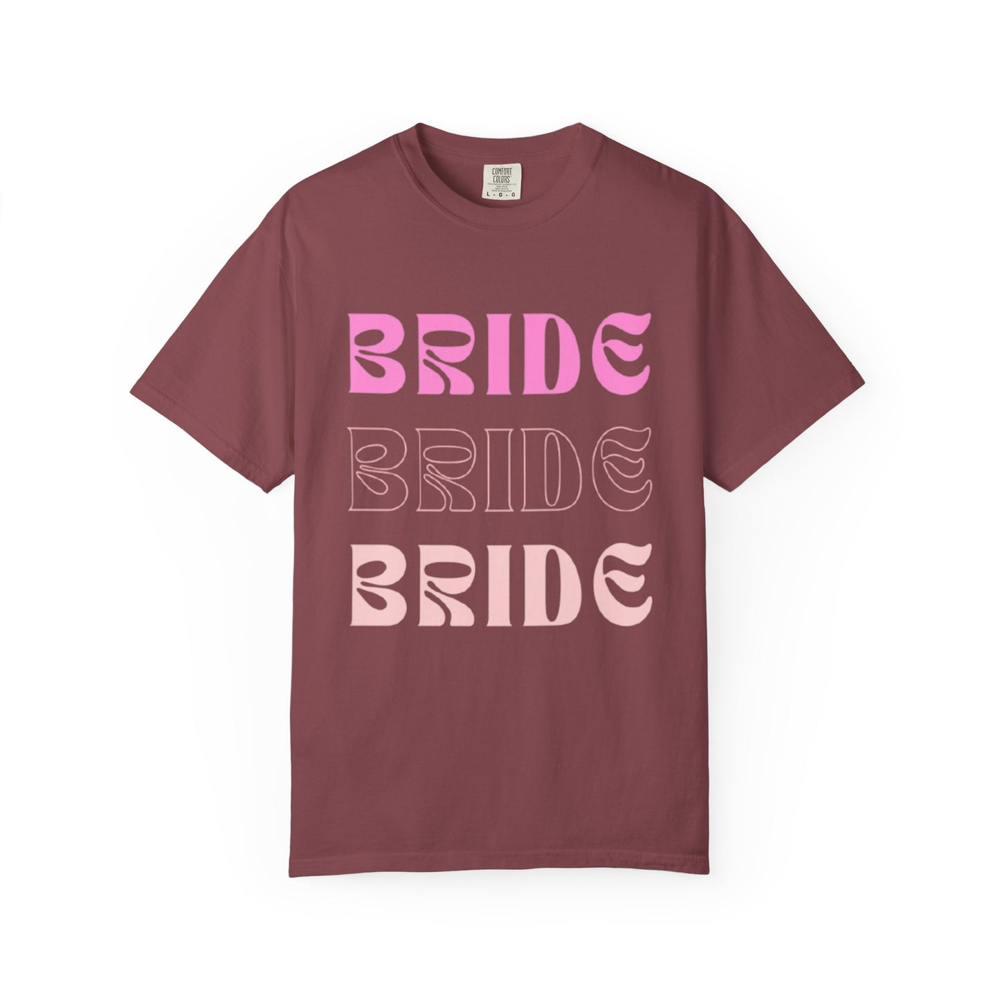 Bride Pink Text Tshirt
