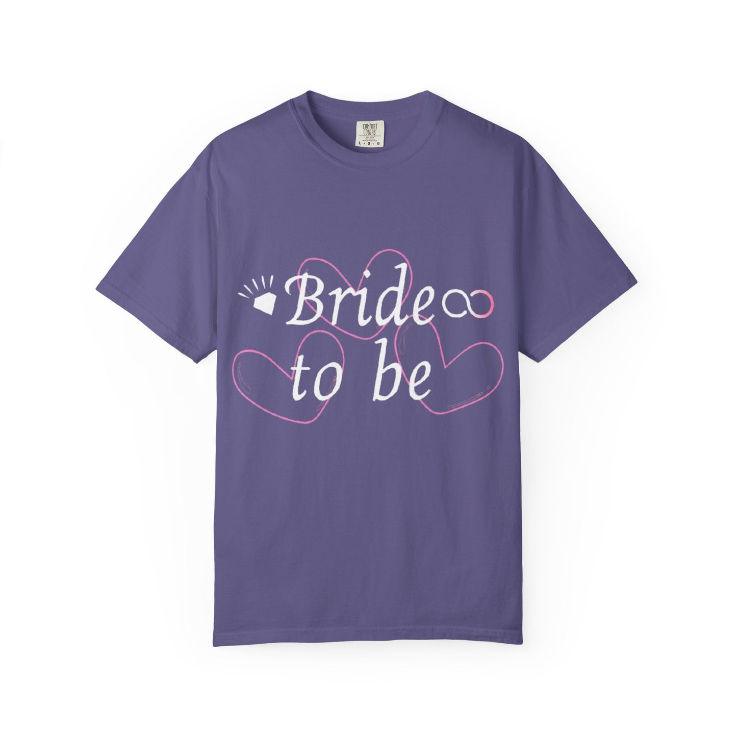 Bride To Be White Text Tshirt