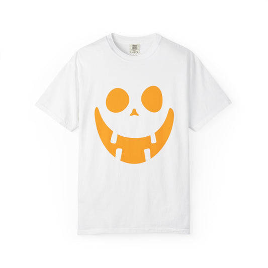 Smiley Face Halloween T-Shirt (Orange)