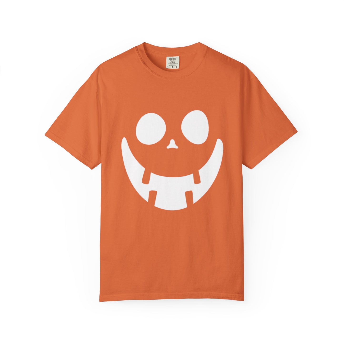 Smiley Face Halloween T-Shirt (White)