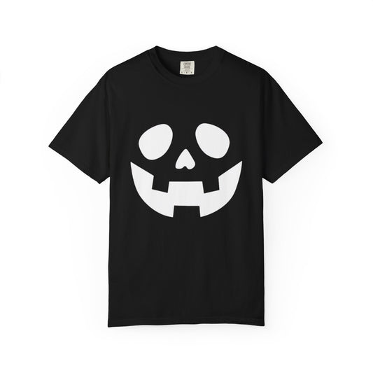 Halloween White Pumpkin Face Unisex T-Shirt