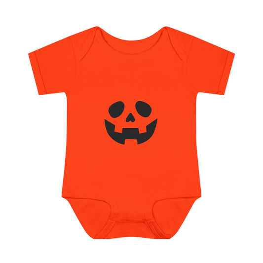 Spooky Halloween Infant Bodysuit (Black)