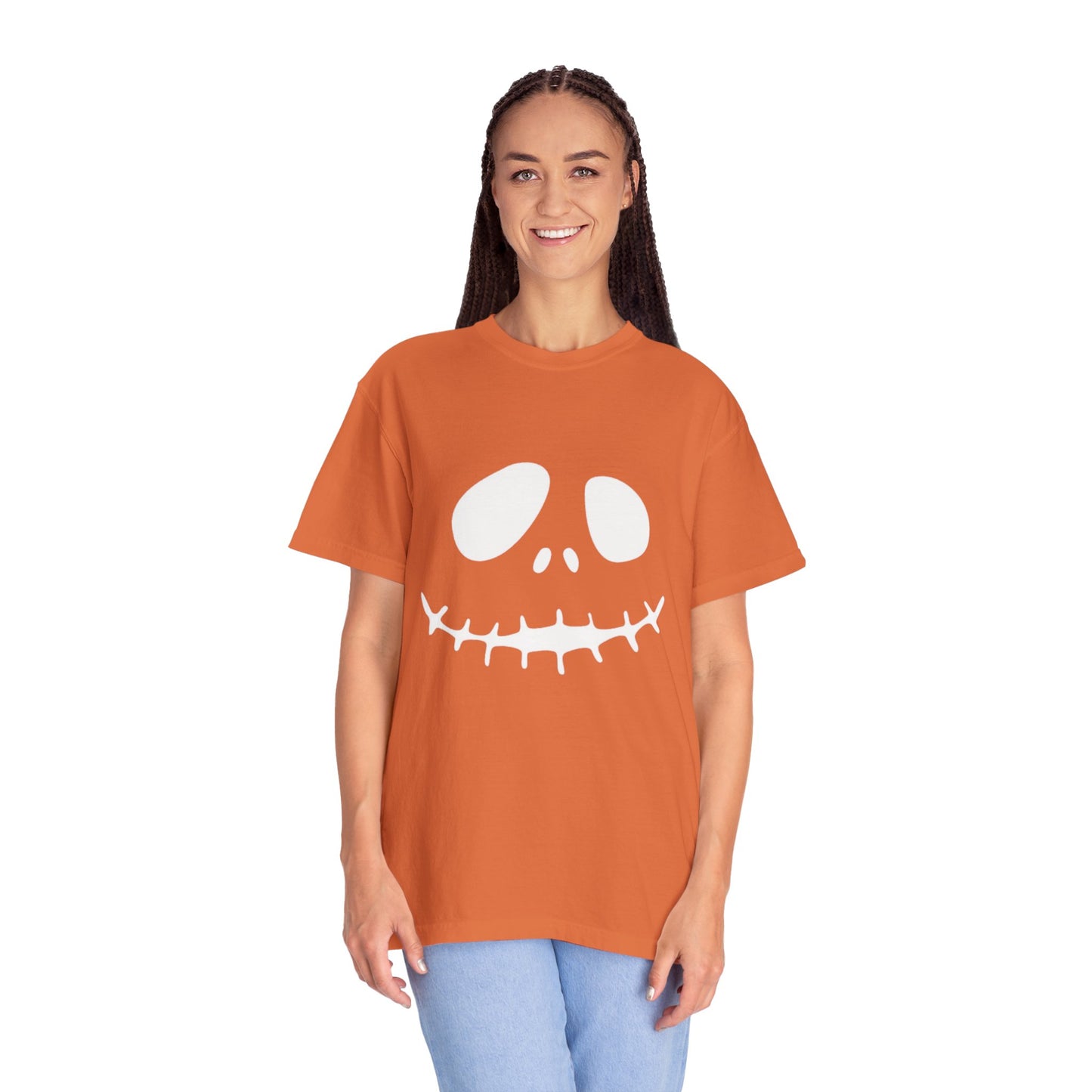 Halloween-Themed Unisex Garment-Dyed T-Shirt