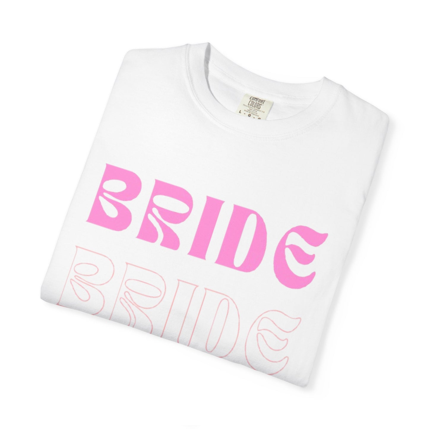 Bride Pink Text Tshirt