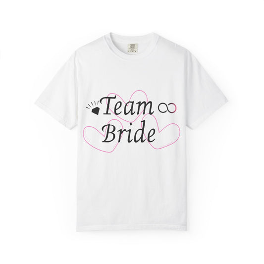 Team Bride to Be Black Text T-Shirt