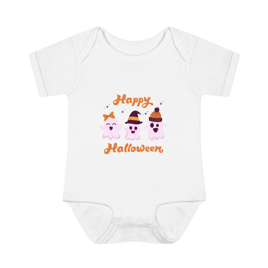Infant Bodysuit Happy Halloween Design