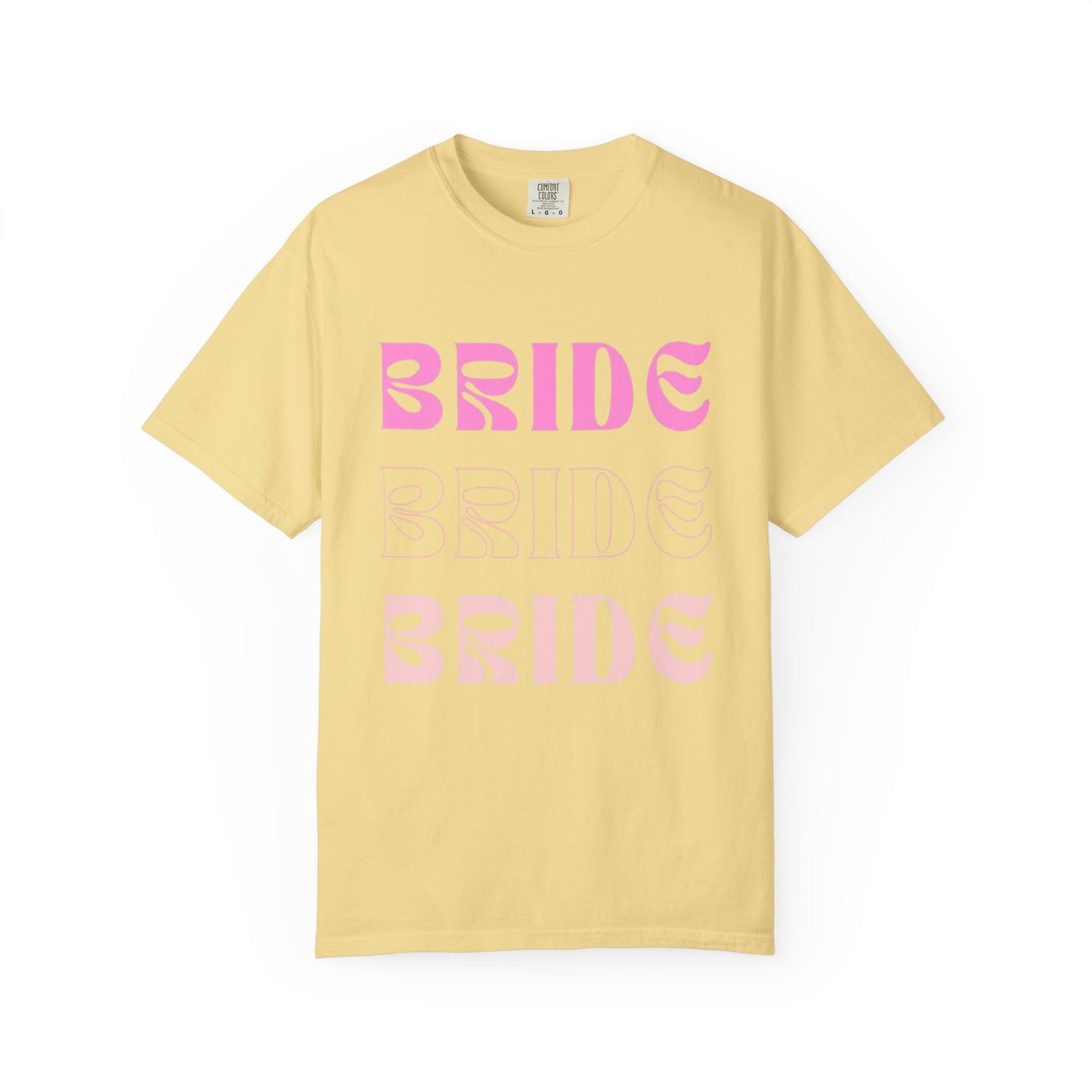 Bride Pink Text Tshirt