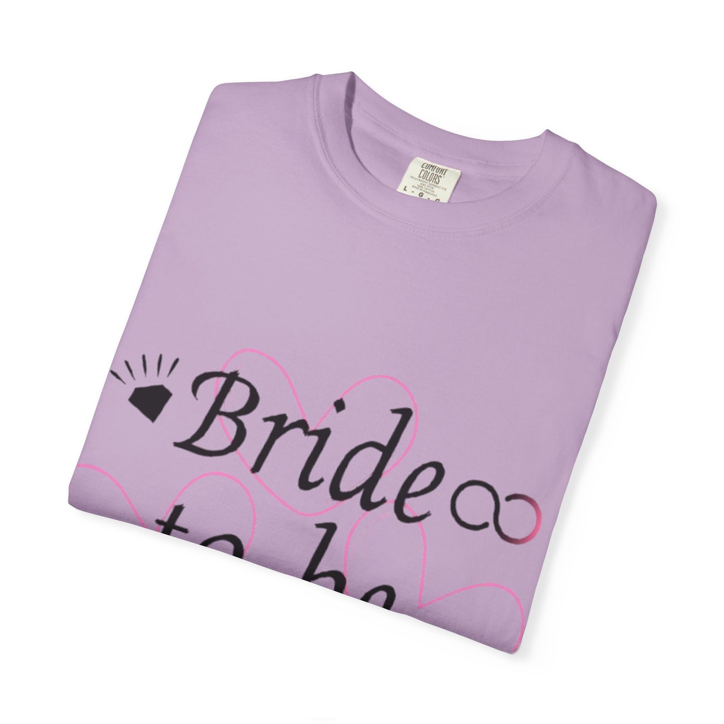 Bride to Be Black Text T-Shirt