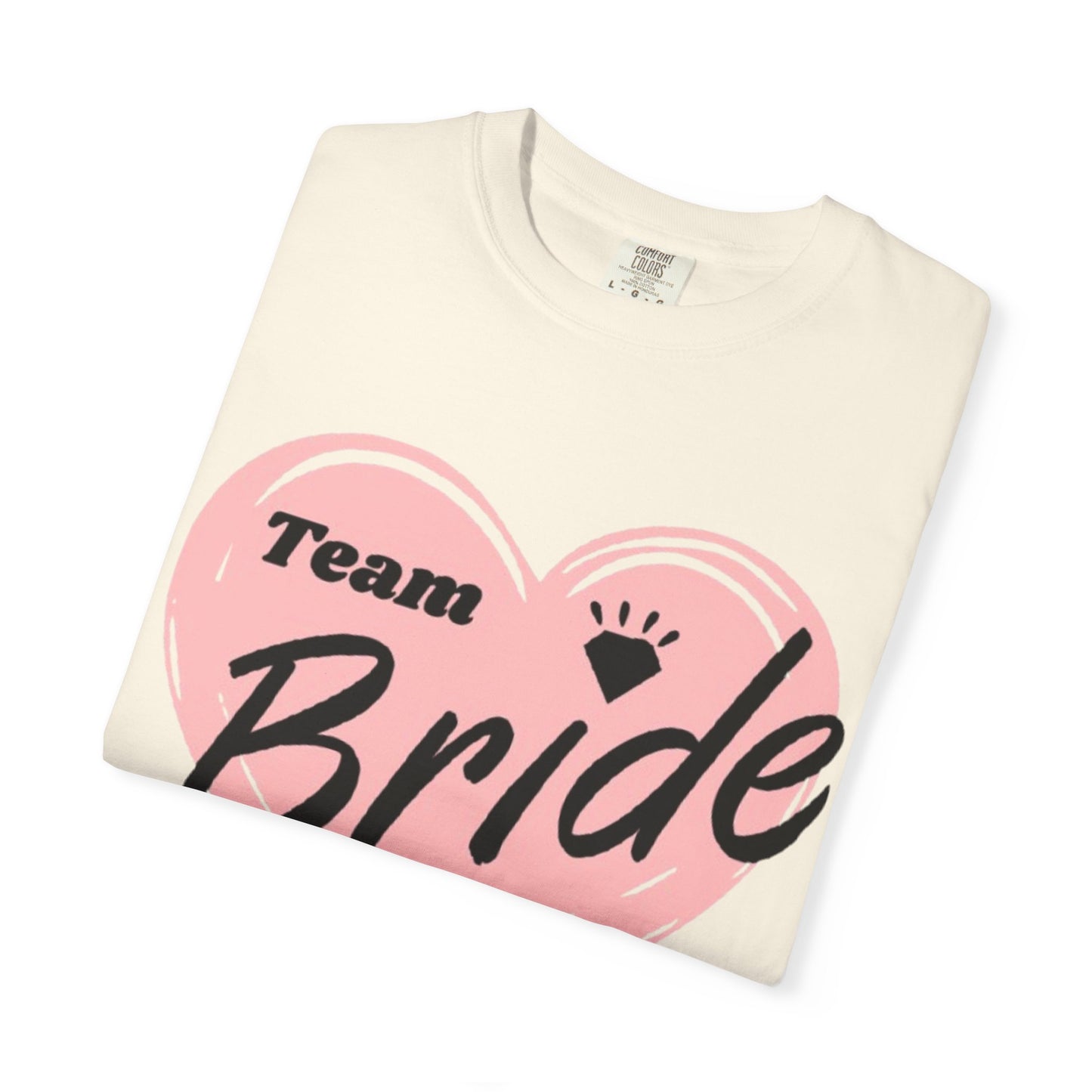 Team Bride Heart T-Shirt  Wedding Tee
