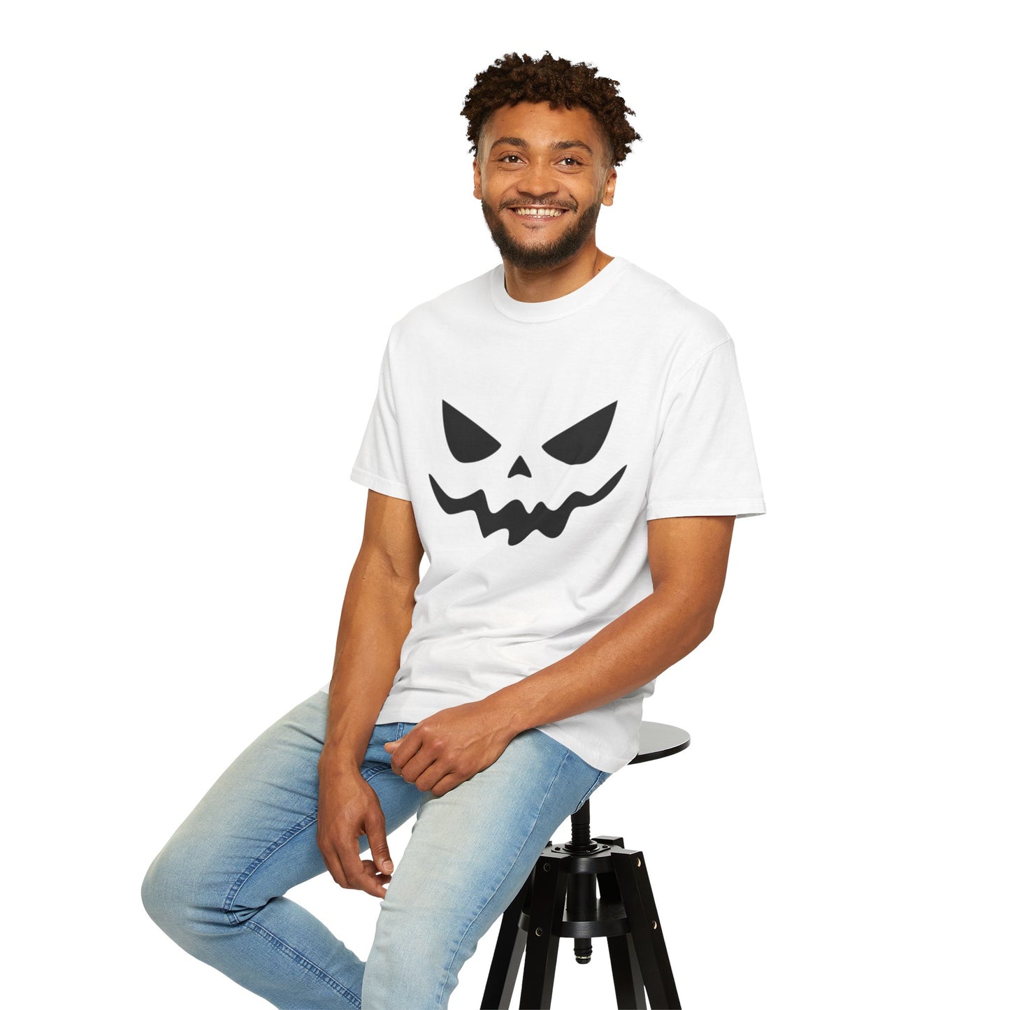 Spooky Halloween T-Shirt, Unisex Garment-Dyed Tee