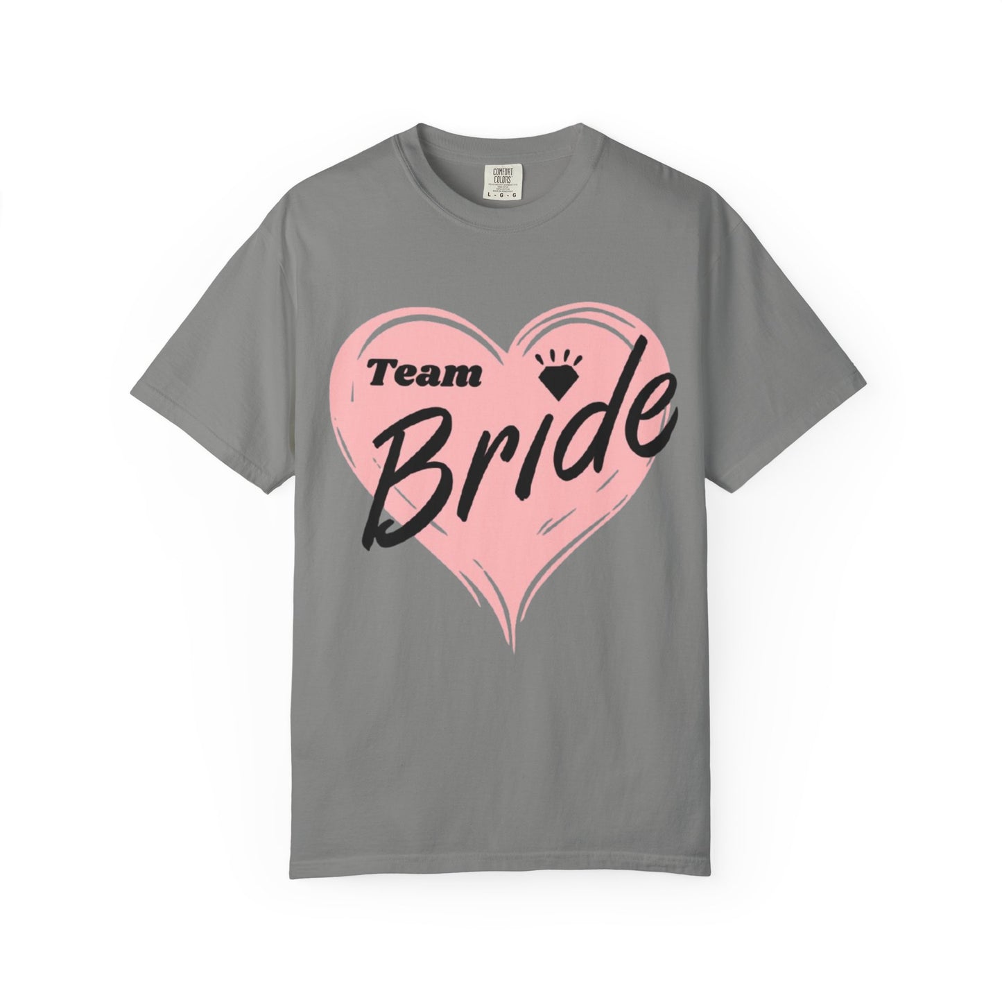 Team Bride Heart T-Shirt  Wedding Tee