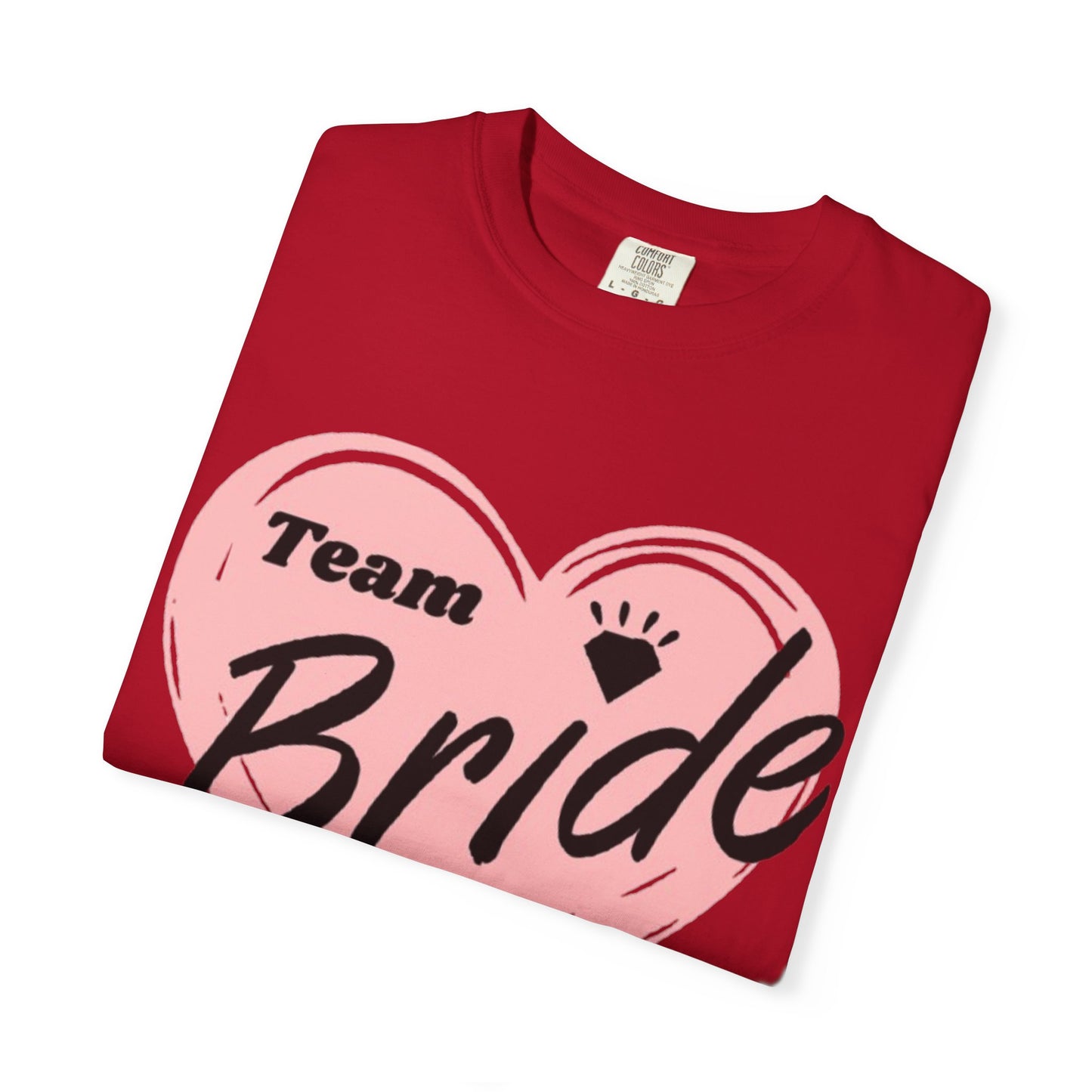 Team Bride Heart T-Shirt  Wedding Tee