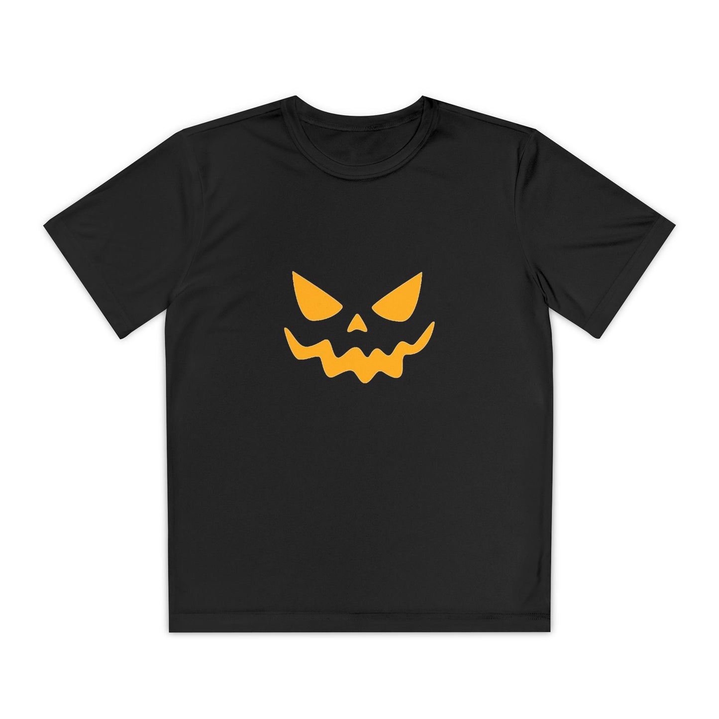 Youth Halloween Skull Tee (Orange)
