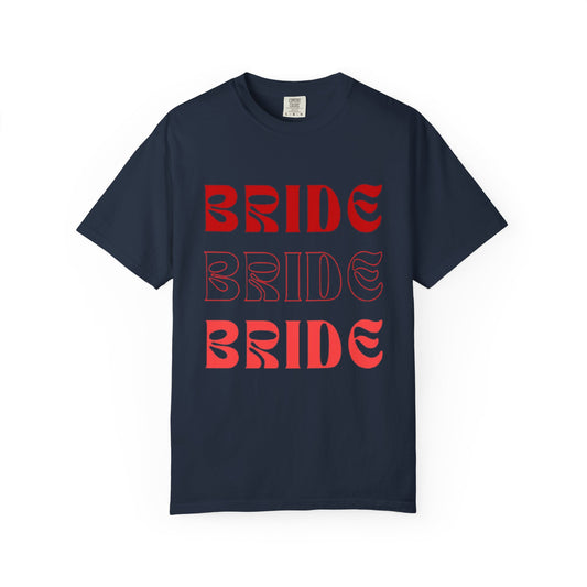 Bride Red Text Tshirt