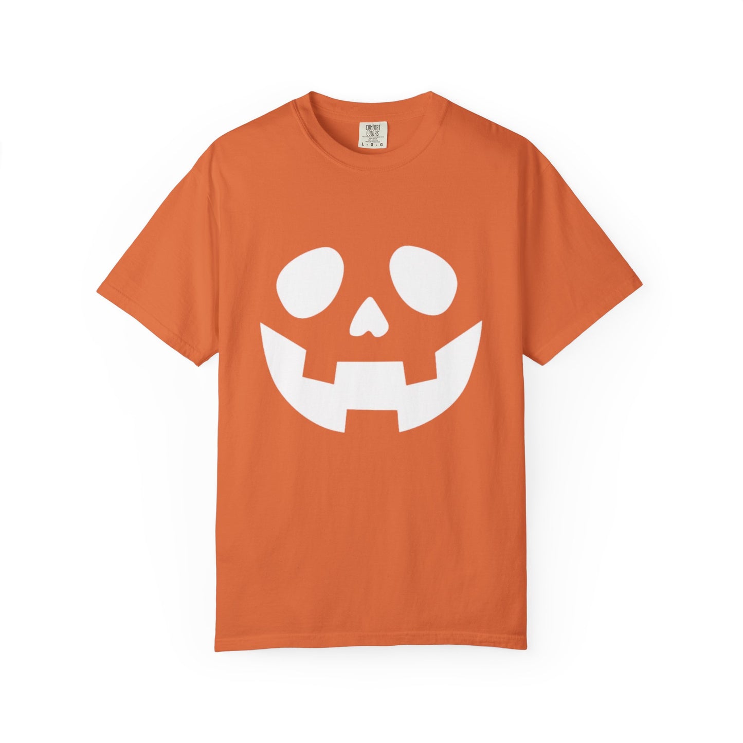 Halloween White Pumpkin Face Unisex T-Shirt
