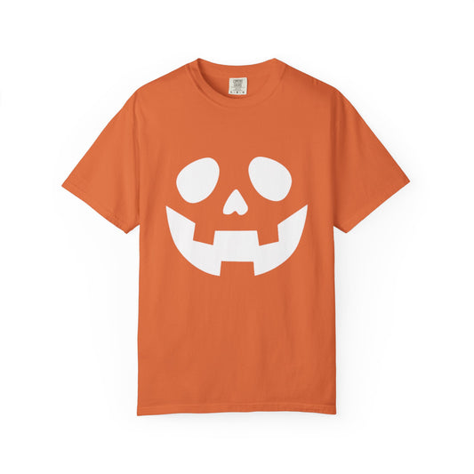 Halloween White Pumpkin Face Unisex T-Shirt