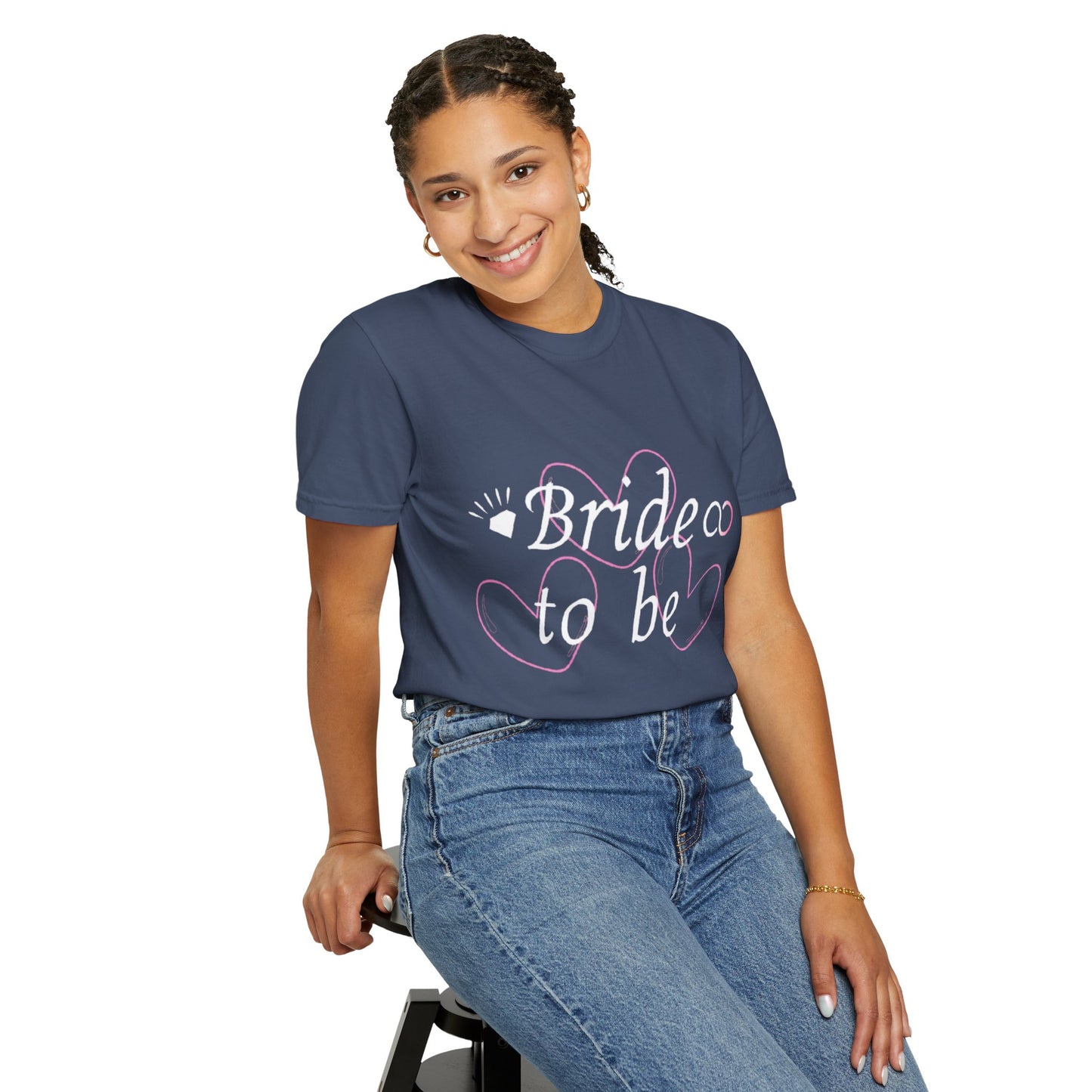 Bride To Be White Text Tshirt