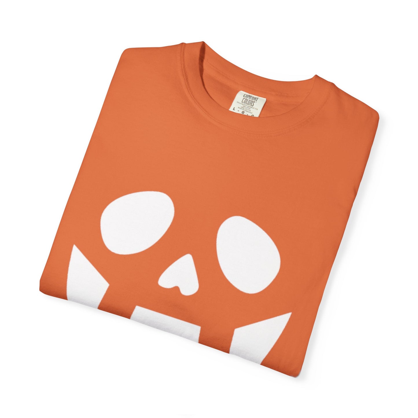 Halloween White Pumpkin Face Unisex T-Shirt