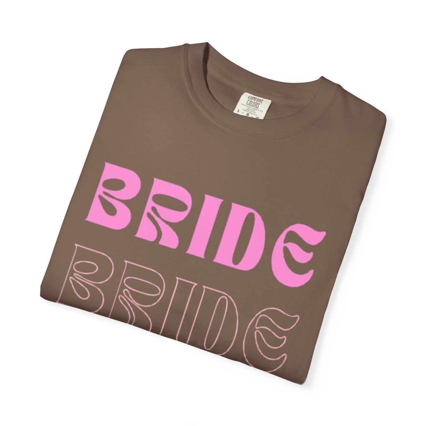 Bride Pink Text Tshirt