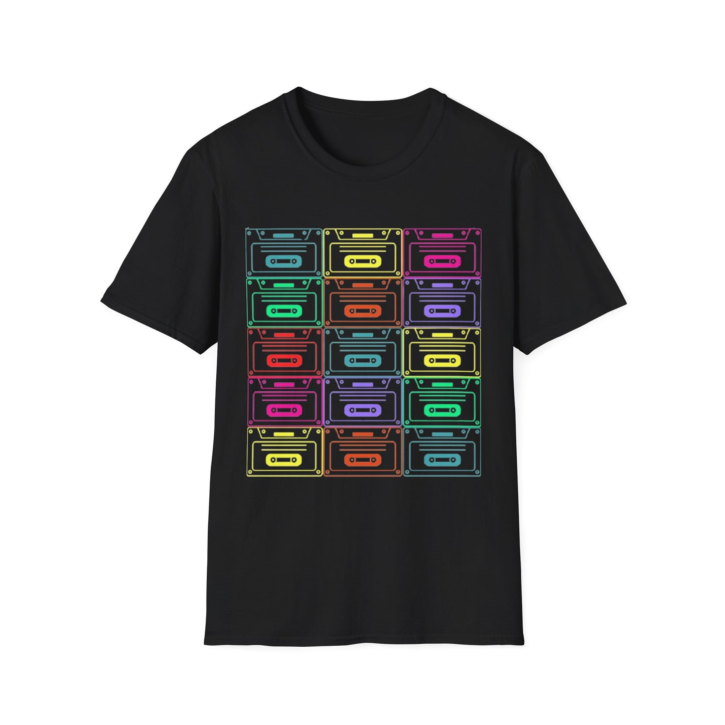 Retro Cassette Tape Unisex Softstyle T-Shirt