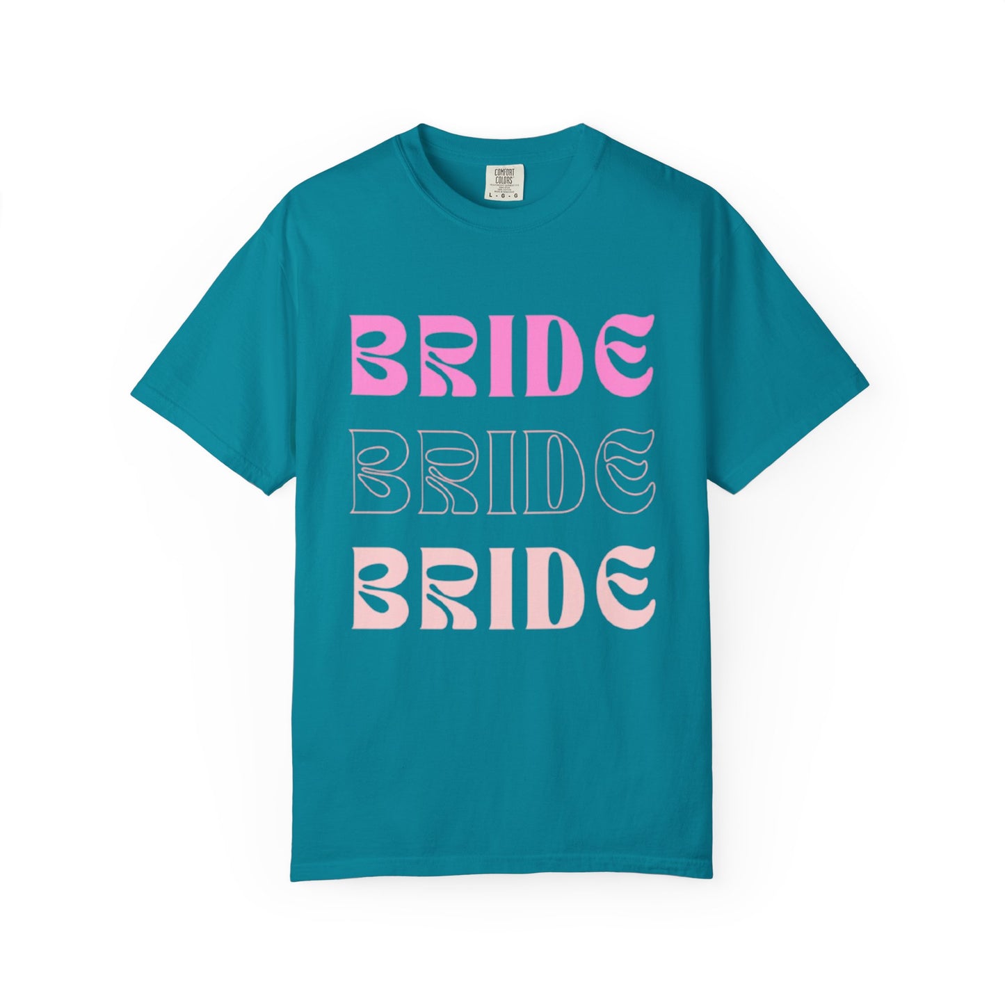 Bride Pink Text Tshirt