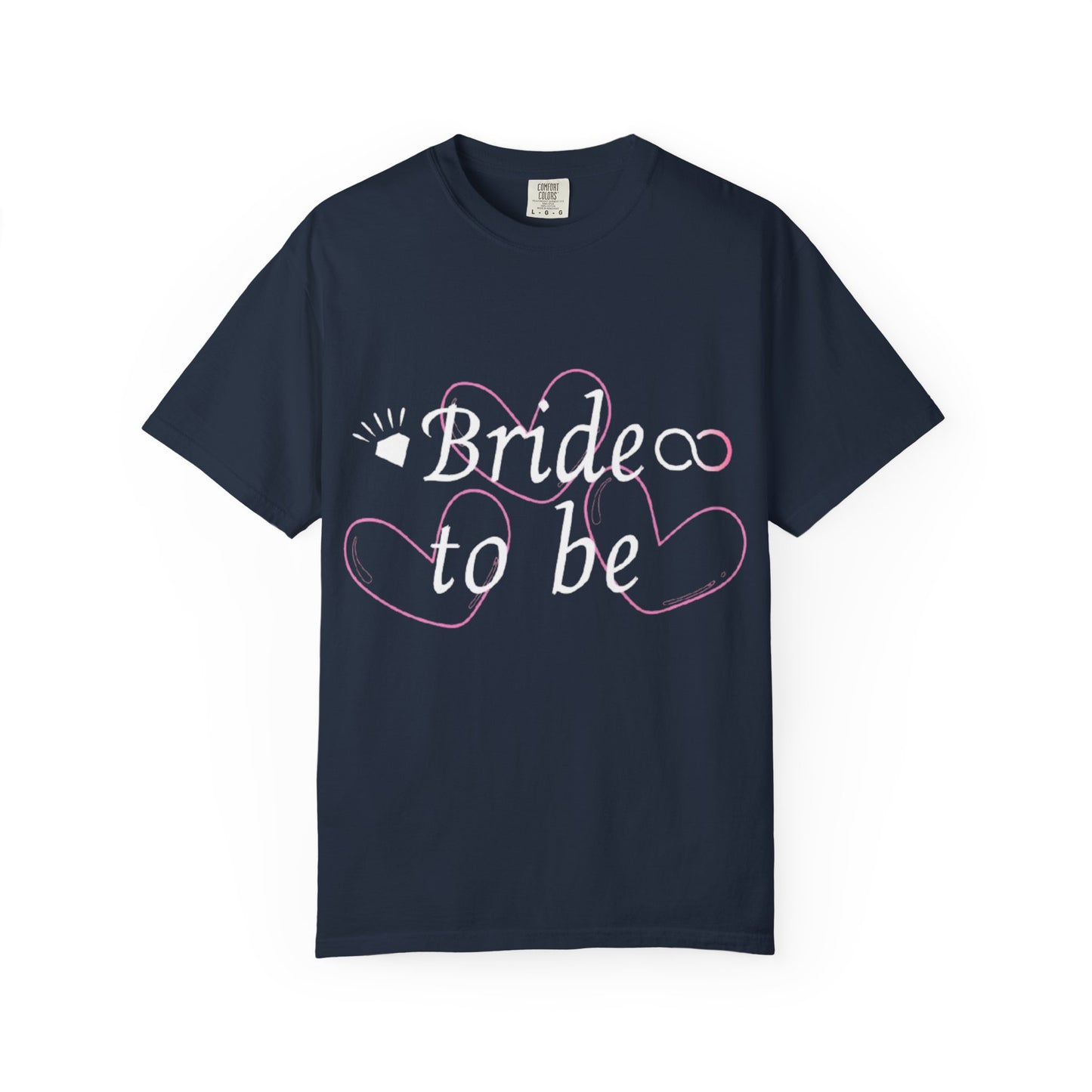 Bride To Be White Text Tshirt