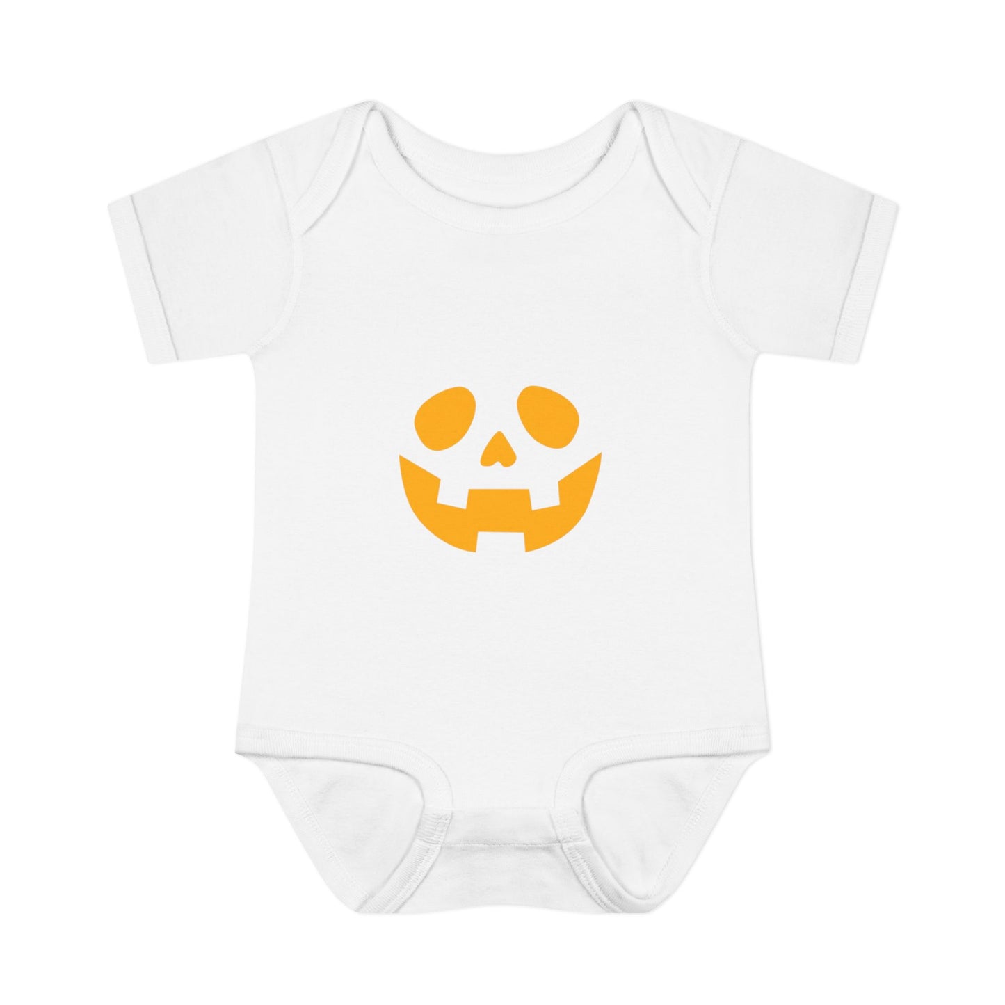 Spooky Halloween Infant Bodysuit (Orange)
