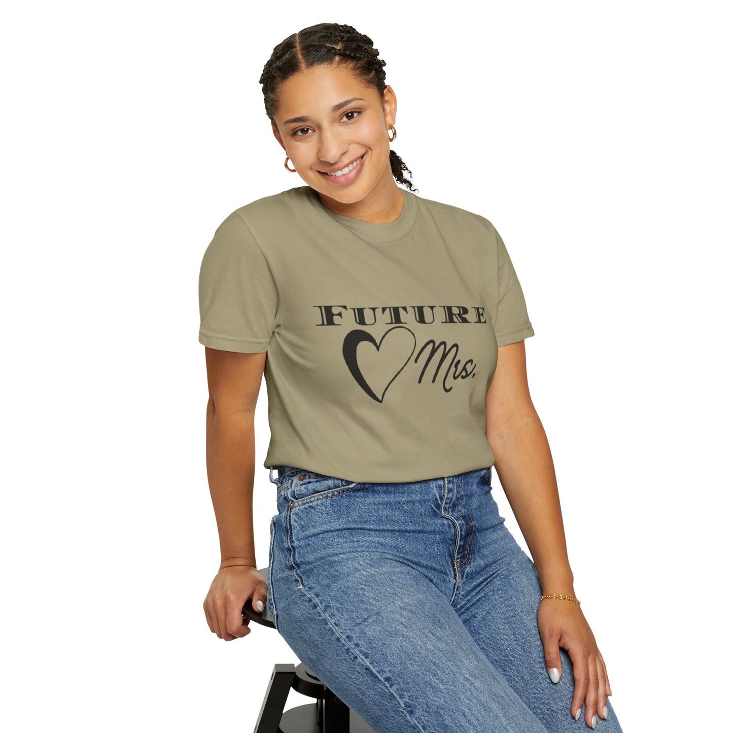 Future Mrs. Black Text T-shirt