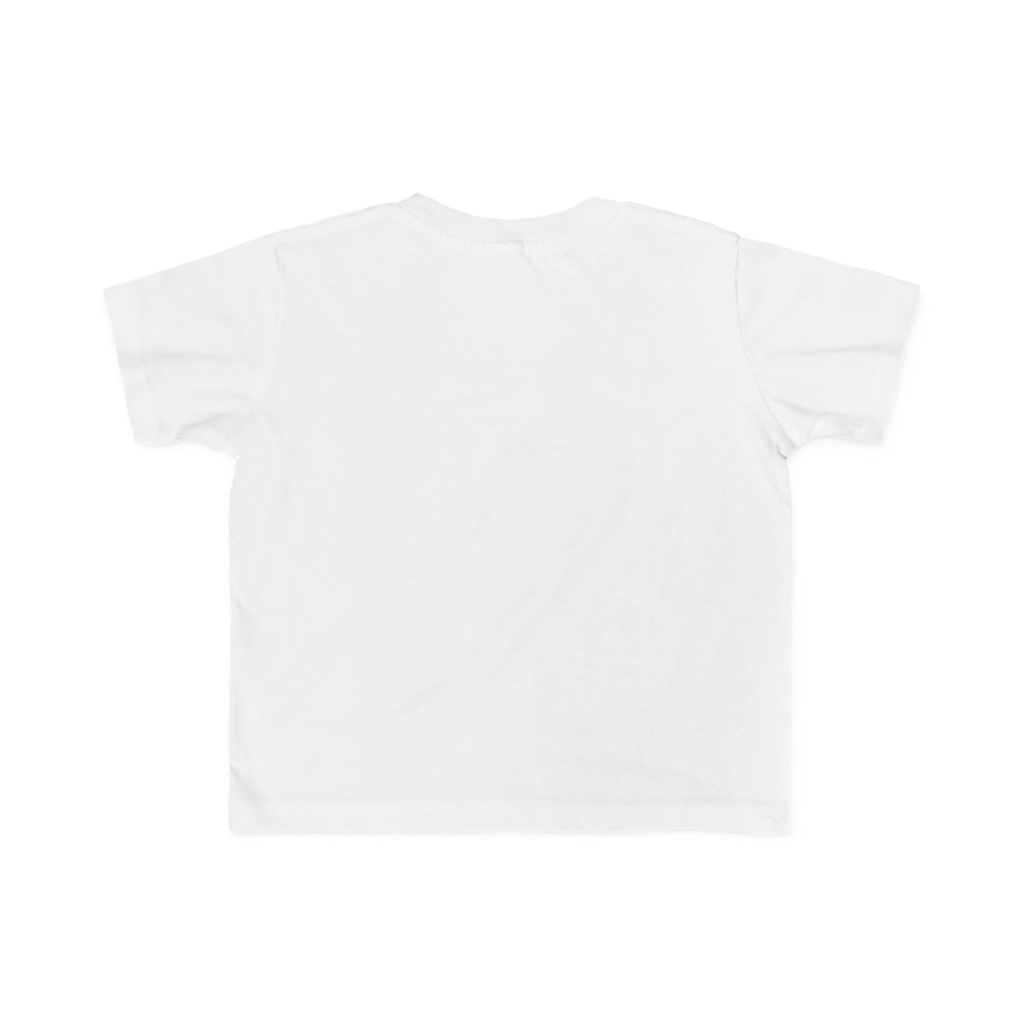 Toddler Midweight Tee with Playful Face Design (Orange)