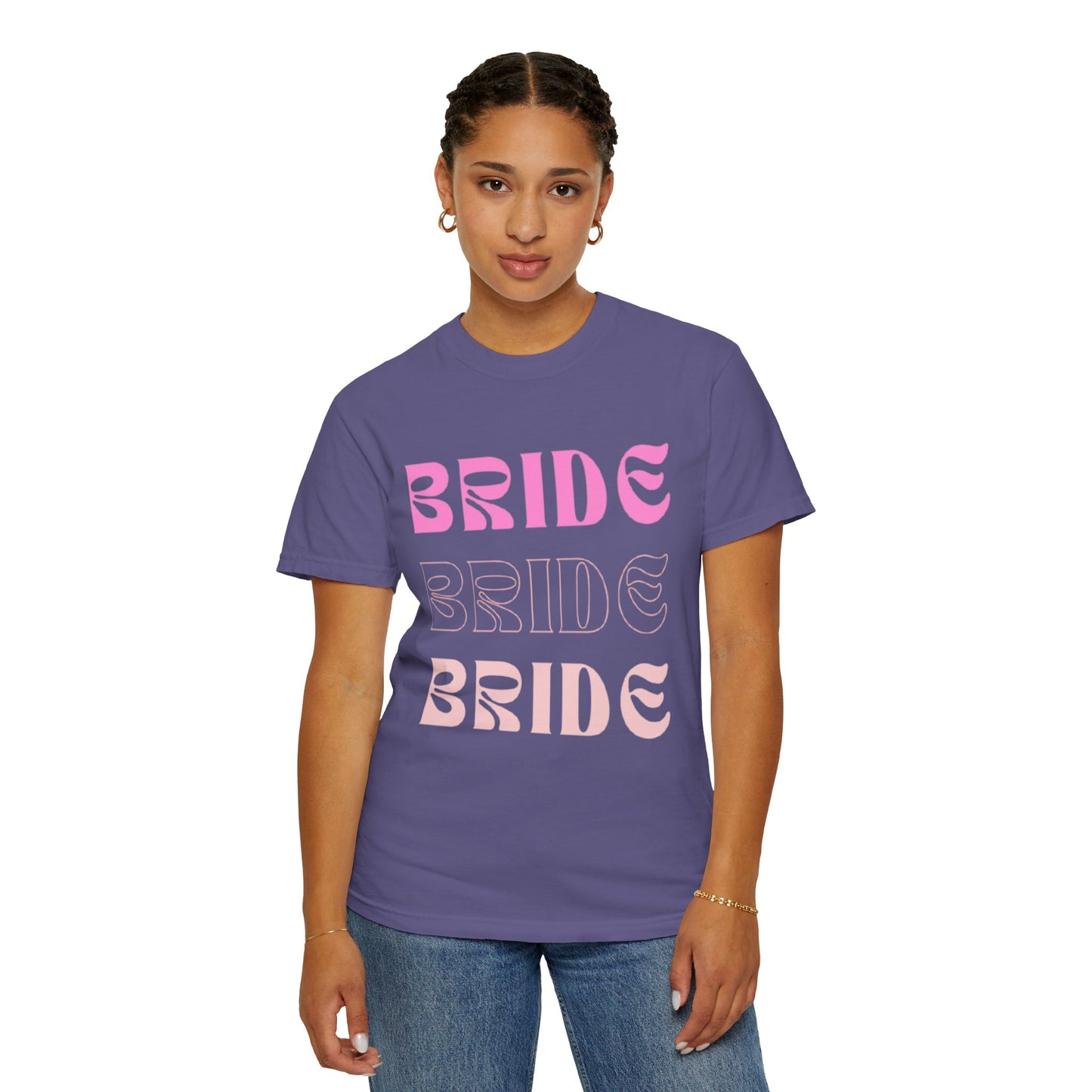 Bride Pink Text Tshirt