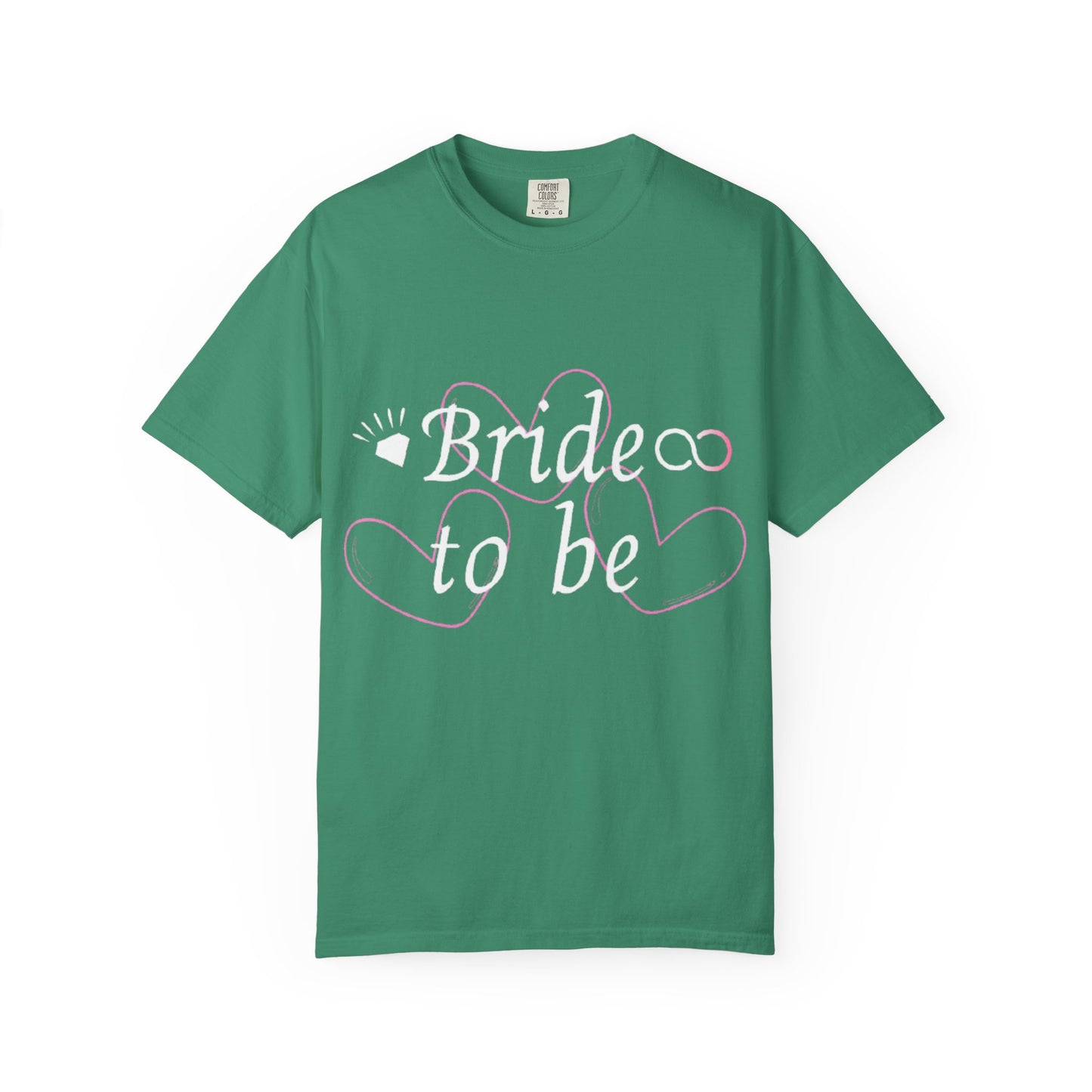 Bride To Be White Text Tshirt