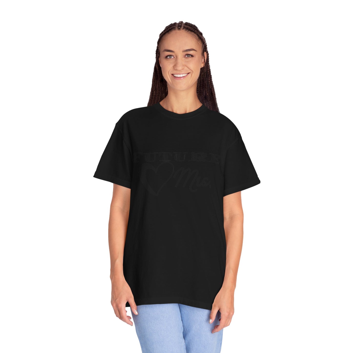Future Mrs. Black Text T-shirt
