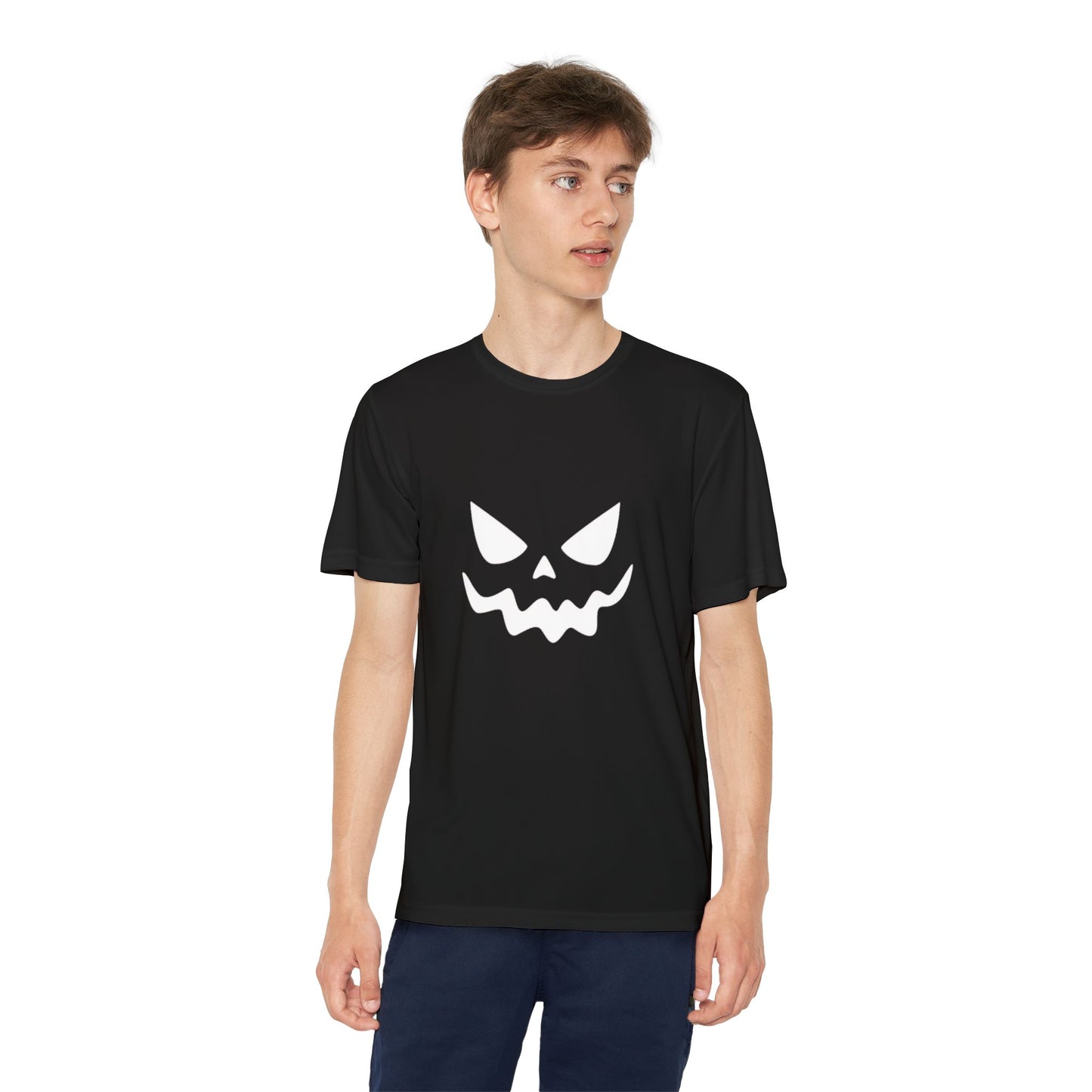 Youth Halloween Skull Tee (White)