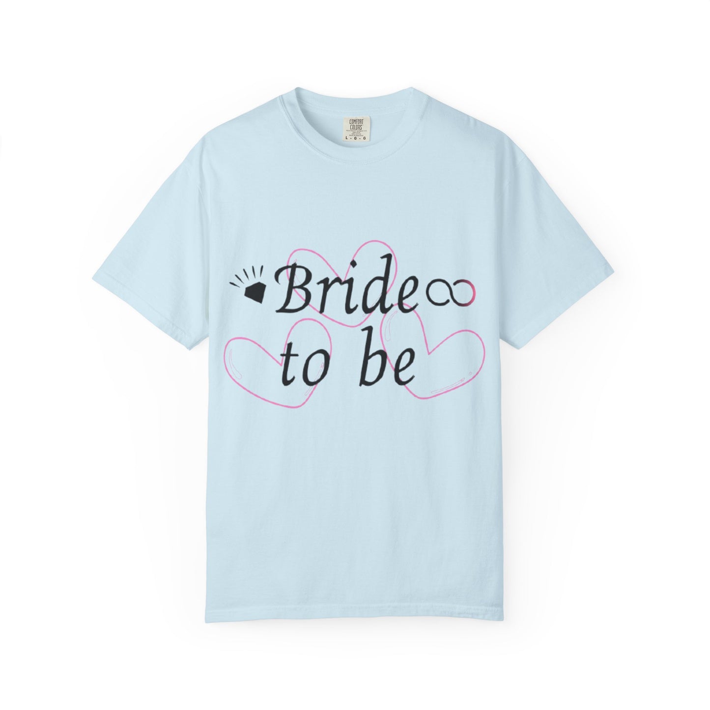 Bride to Be Black Text T-Shirt