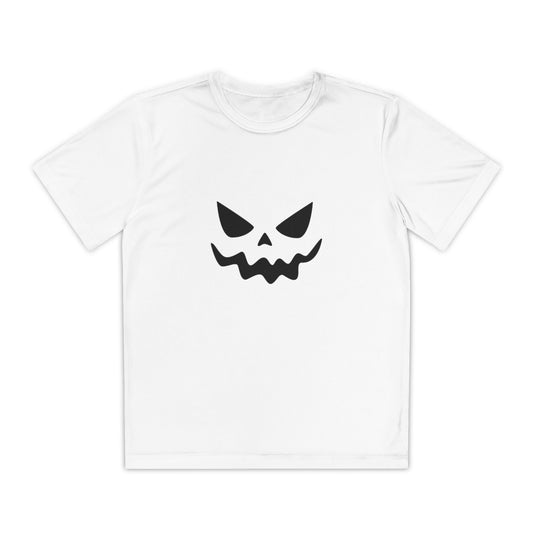 Youth Halloween Skull Tee (Black)