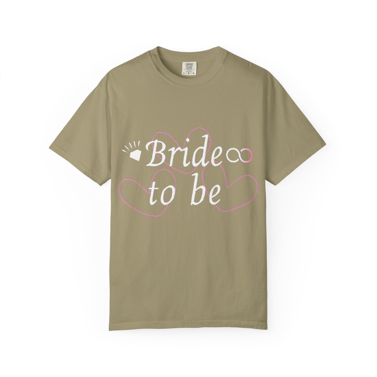 Bride To Be White Text Tshirt