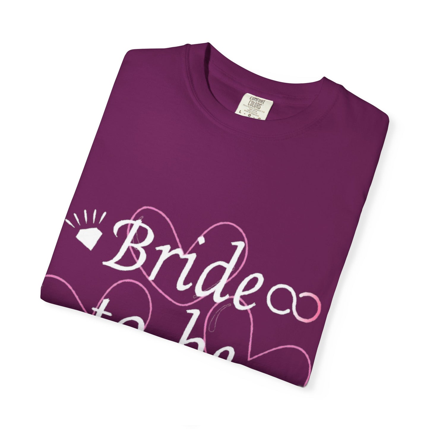 Bride To Be White Text Tshirt