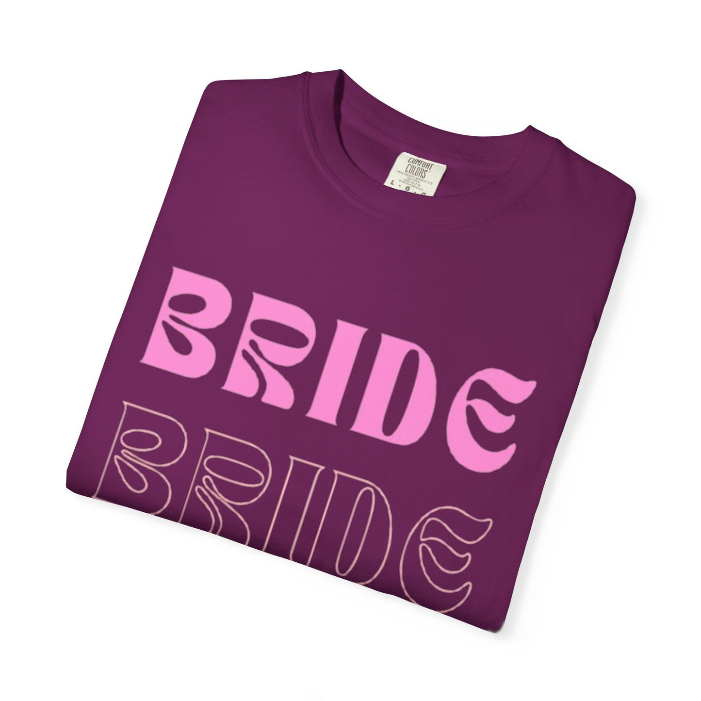 Bride Pink Text Tshirt