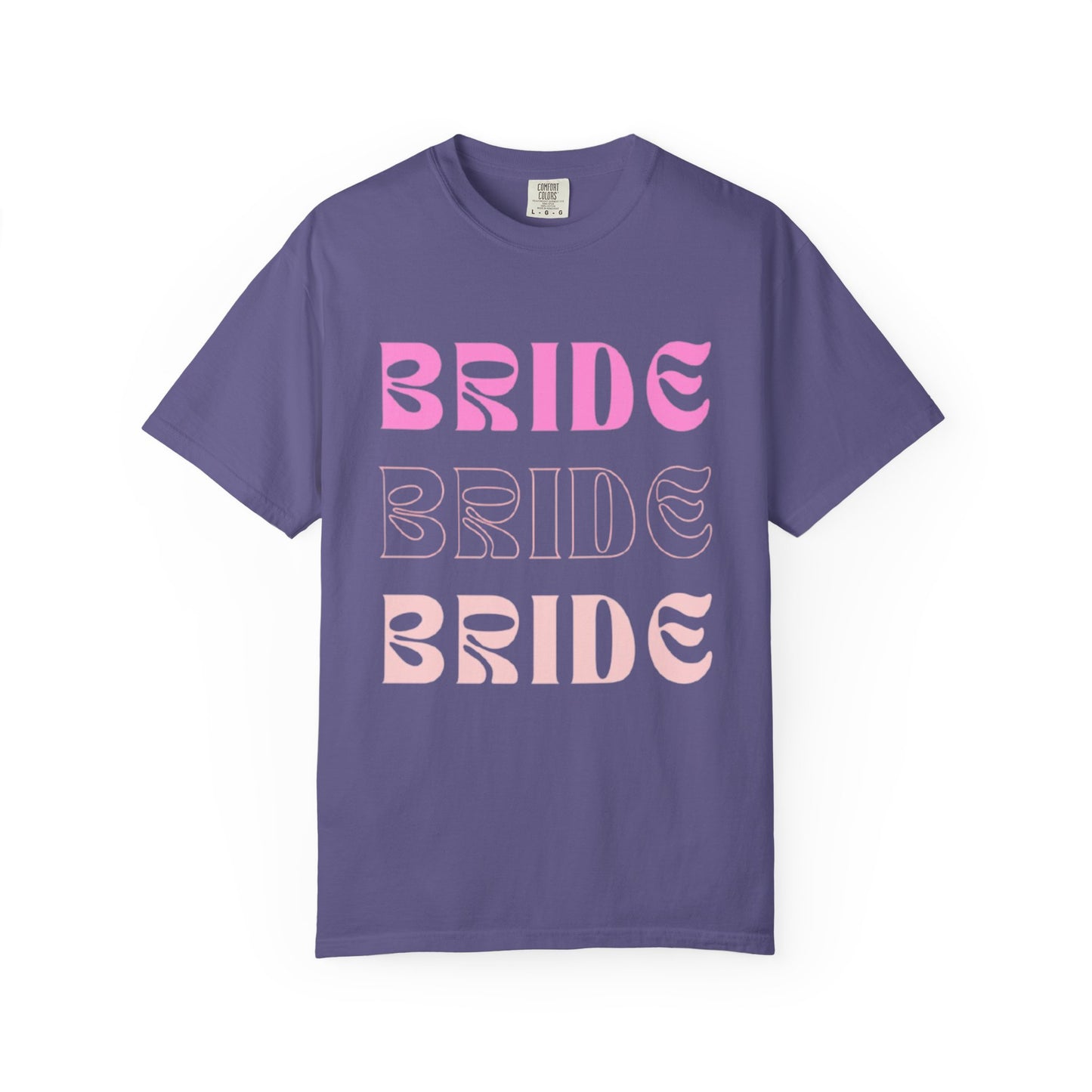 Bride Pink Text Tshirt