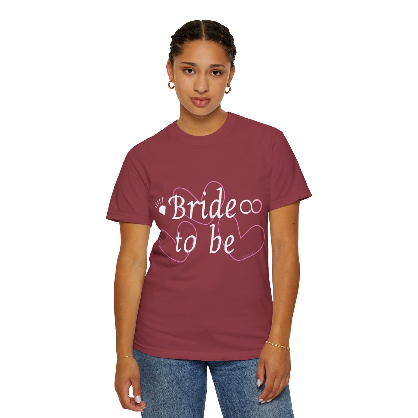 Bride To Be White Text Tshirt