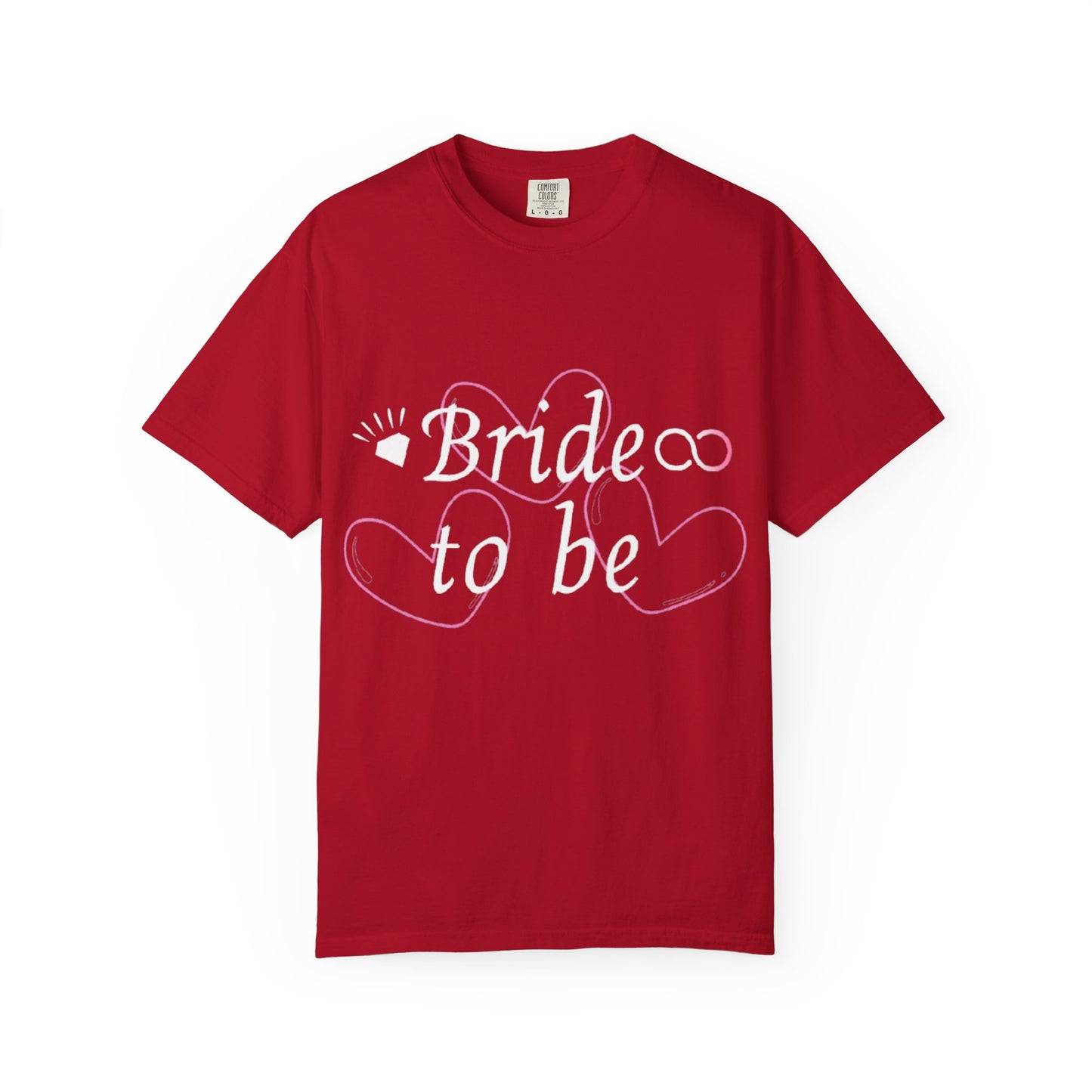 Bride To Be White Text Tshirt