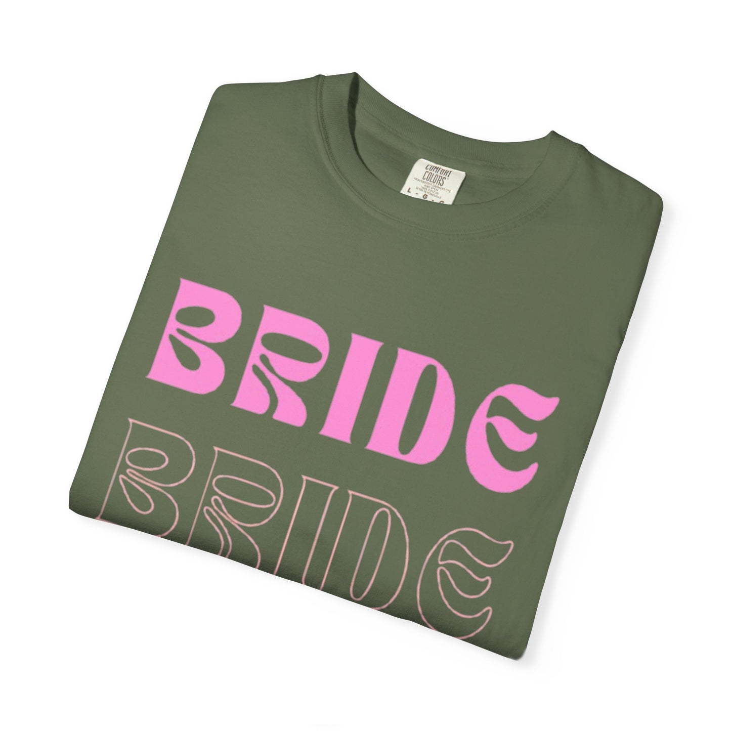 Bride Pink Text Tshirt